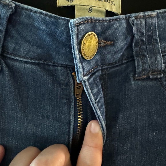 Democracy AB Technology Skinny Ankle Womens Jeans Size 8 Dark Wash - Picture 2 of 5